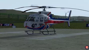 FGUK updates the AS350 for FlightGear to version 3.0