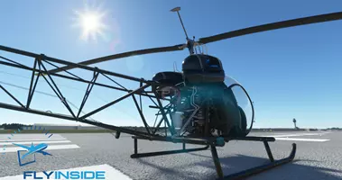 FlyInside updated their Bell 47 for both the X-Plane and MSFS