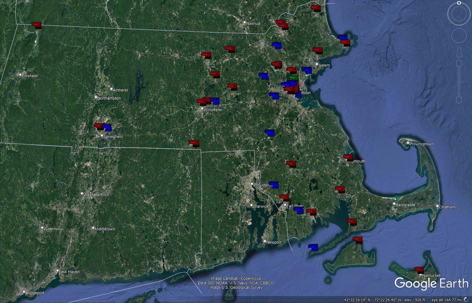 ZBW (New England/Boston) Area Helipads for MSFS