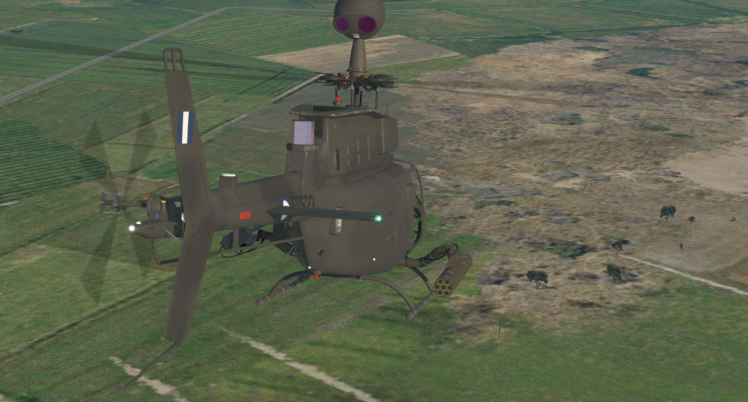 KarlL freeware OH-58D Kiowa for X-Plane