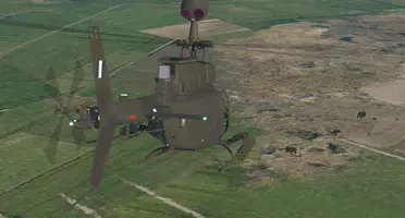 Version 2.0 of the freeware OH-58D Kiowa for X-Plane is out
