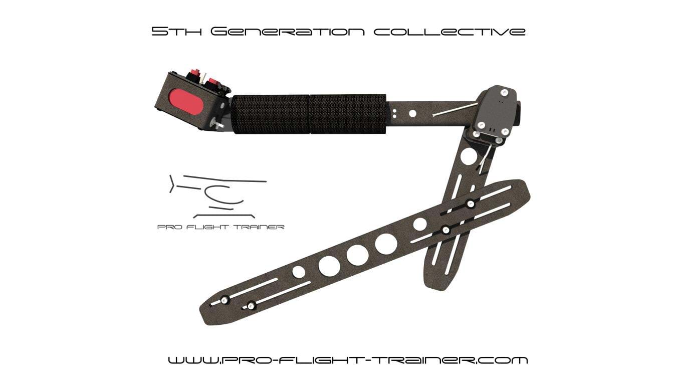 Pro Flight Trainer Puma 5th generation collective with Multi Attachment Kit