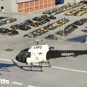 iniBuilds teases LAPD Hooper Heliport for MSFS