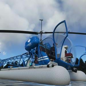 FlyInside updates Bell 47 for MSFS