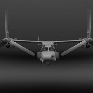 AOA Simulations shows news renders of the upcoming V-22 Osprey for X-Plane