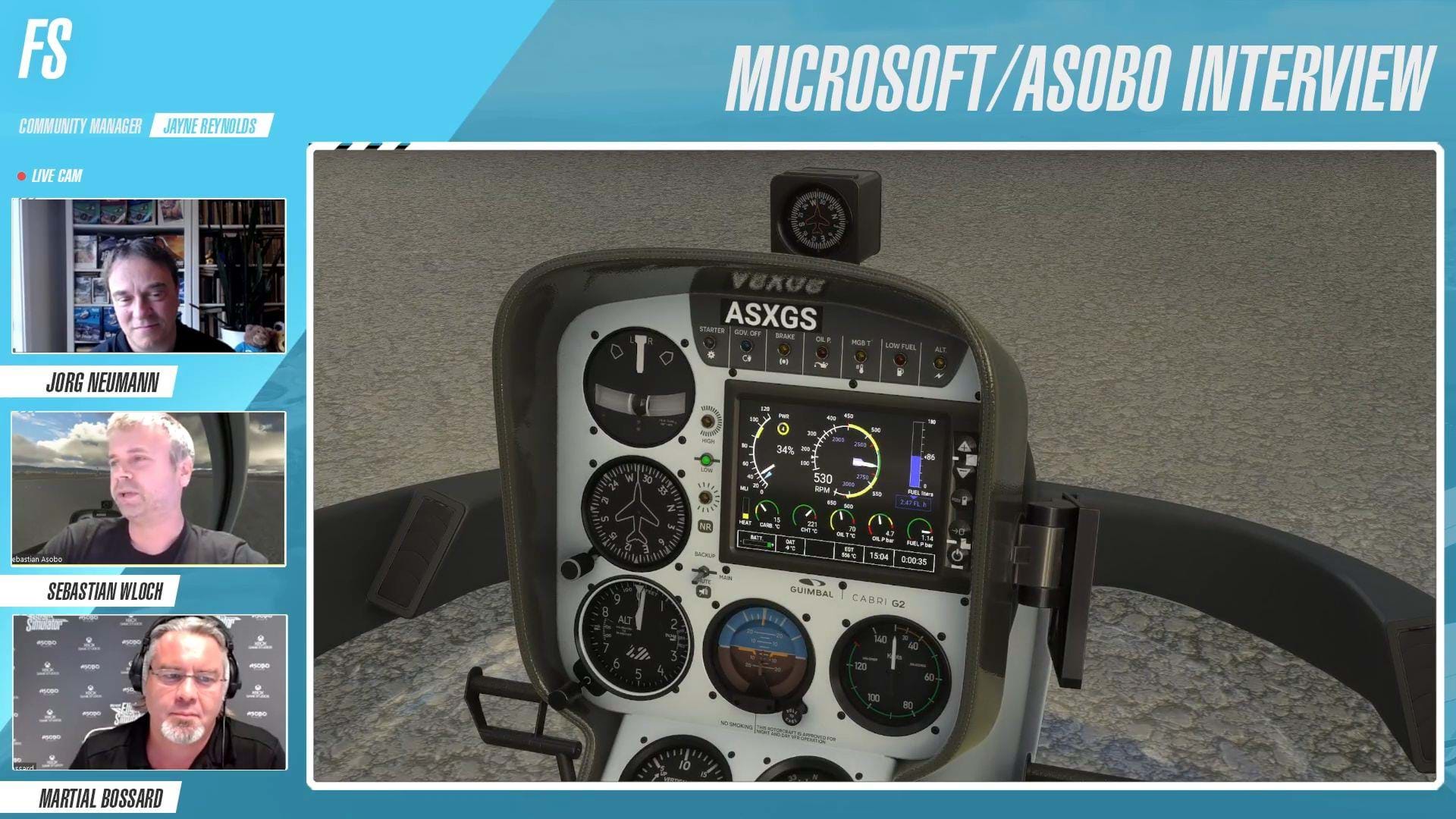 Microsoft Flight Simulator - Guimbal Cabri G2