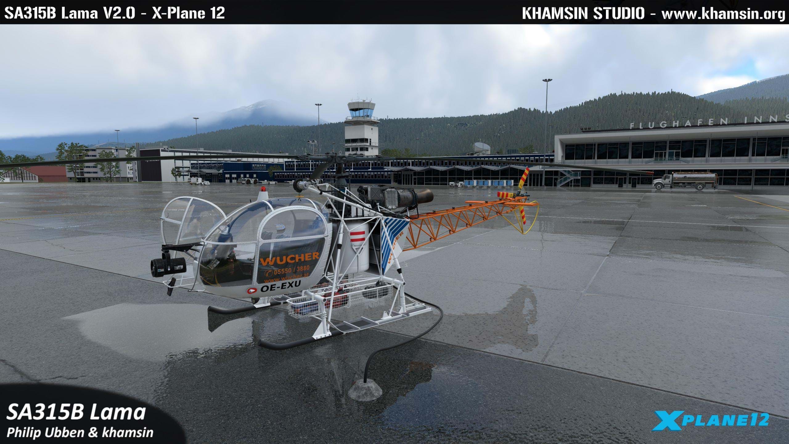 Philip Ubben/Khamsin Studios SA-315 Lama being updated for X-Plane 12