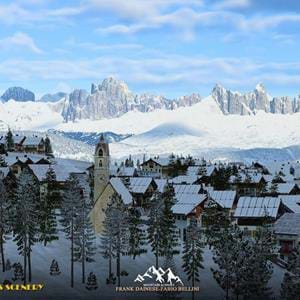 Frank Dainese and Fabio Bellini released Dolomites scenery for X-Plane 12