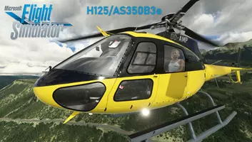 Cowan Simulation shows first image of H125 in MSFS