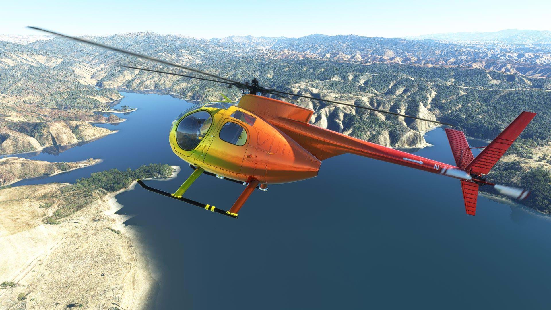 MSCENERY Hughes OH-6 for MSFS