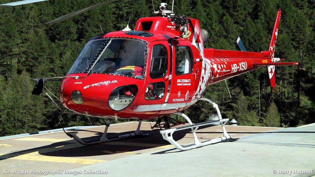 AS350 - Photo by Harry Hulsof - Air-Britain Photographic Images Collection