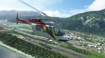 Cowan Simulation released Bell 206L3 for MSFS, updated 206B3 and 500E