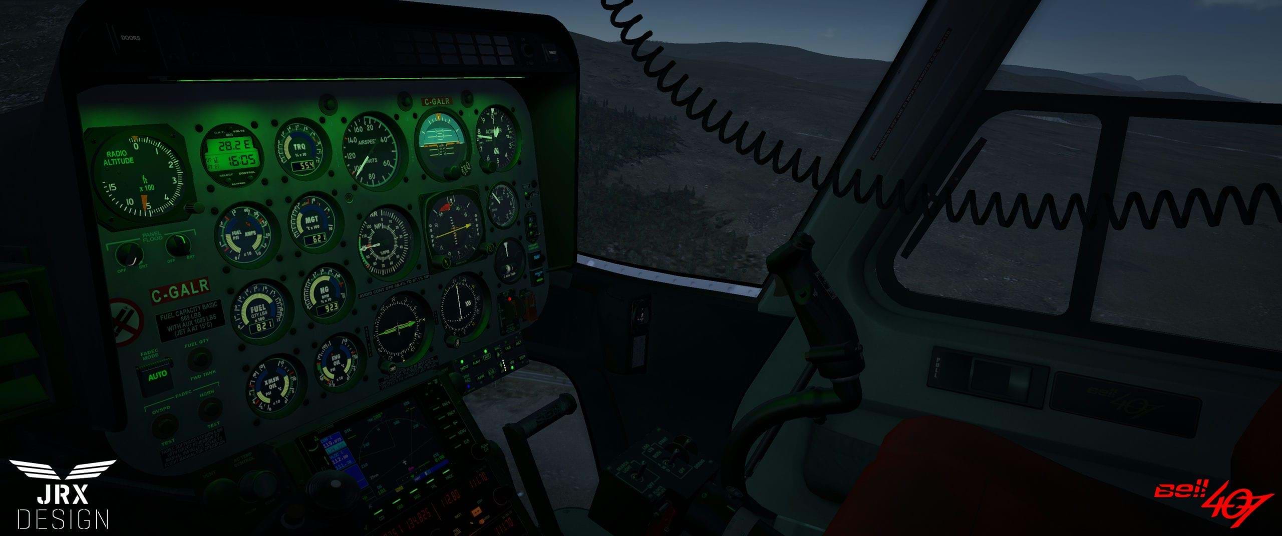 JRX Design Bell 407 for X-Plane 12