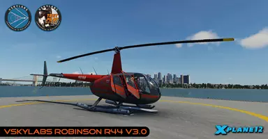 VSKYLABS released version 3 of the R44 for X-Plane 12