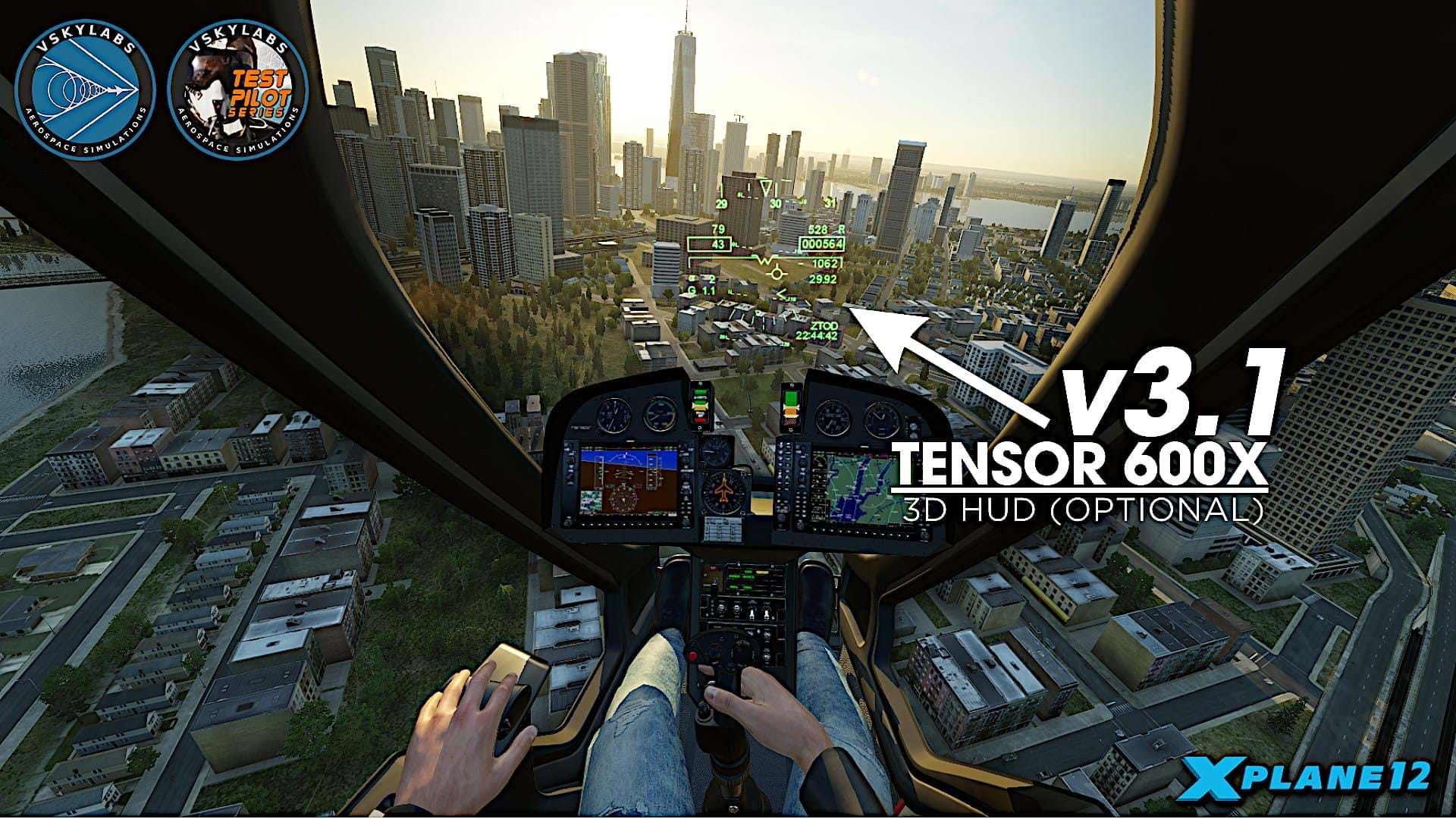 VSKYLABS Tensor 600X for X-Plane