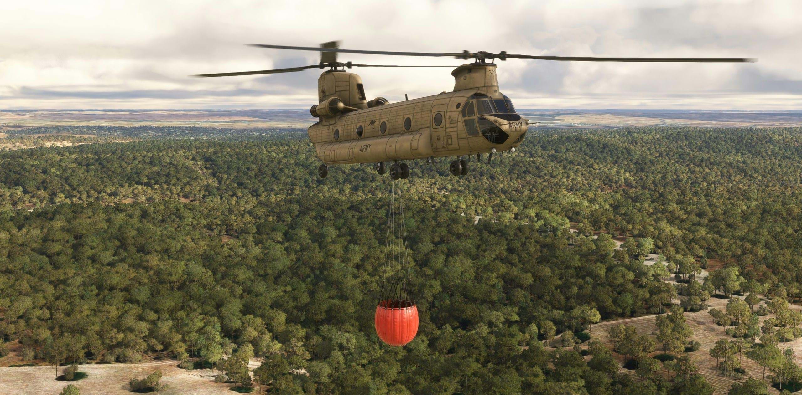 Miltech Simulation CH-47 Chinook for MSFS