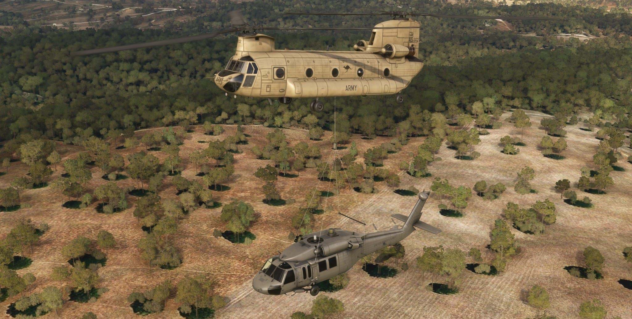 Miltech Simulation CH-47 Chinook for MSFS