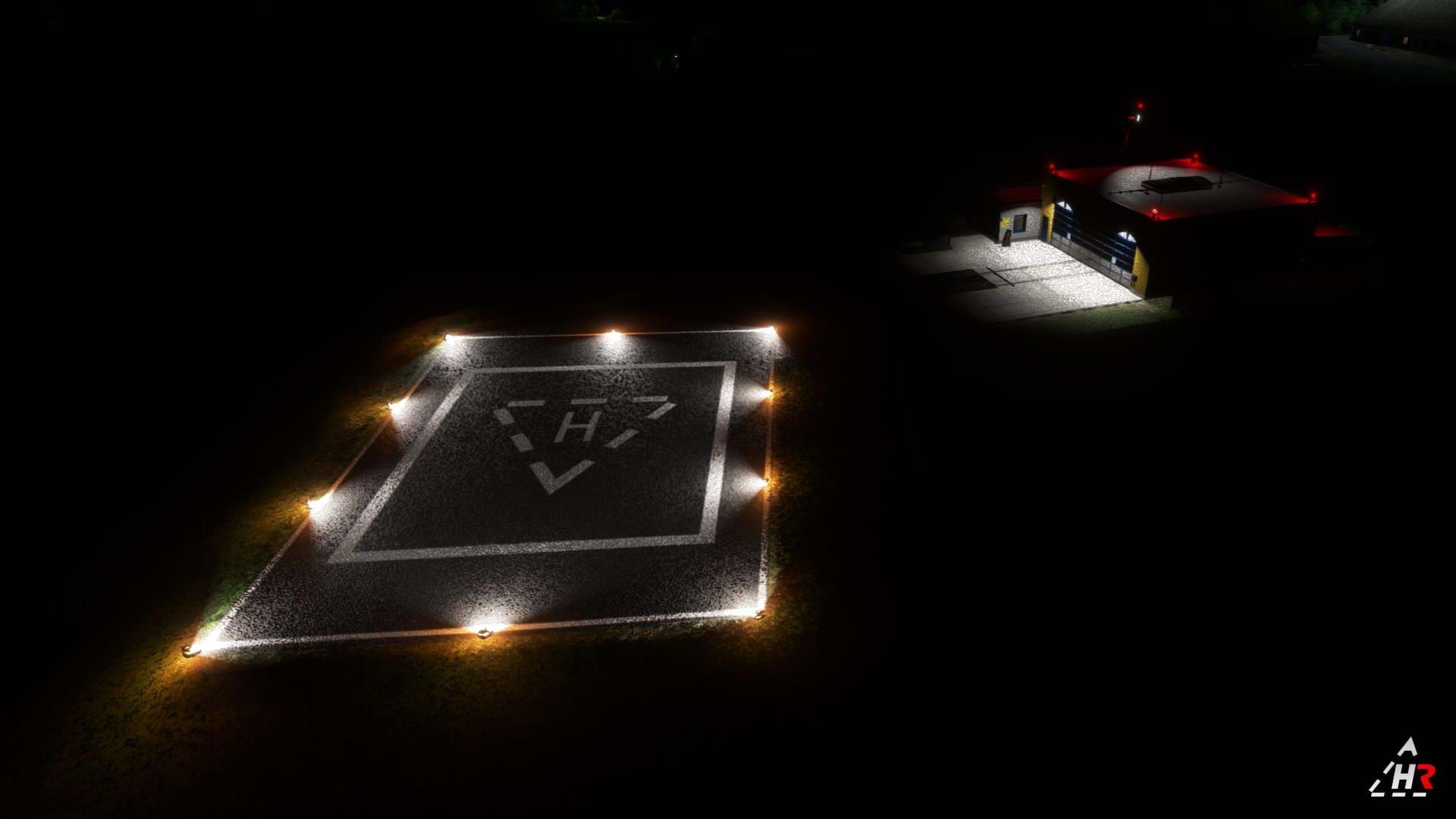 HRSimYard LOJC heliport C-4 Kitzbühel MSFS