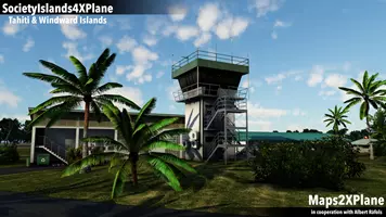 Maps2XPlane released Society Islands XP - Tahiti & Windward Islands for X-Plane 11/12