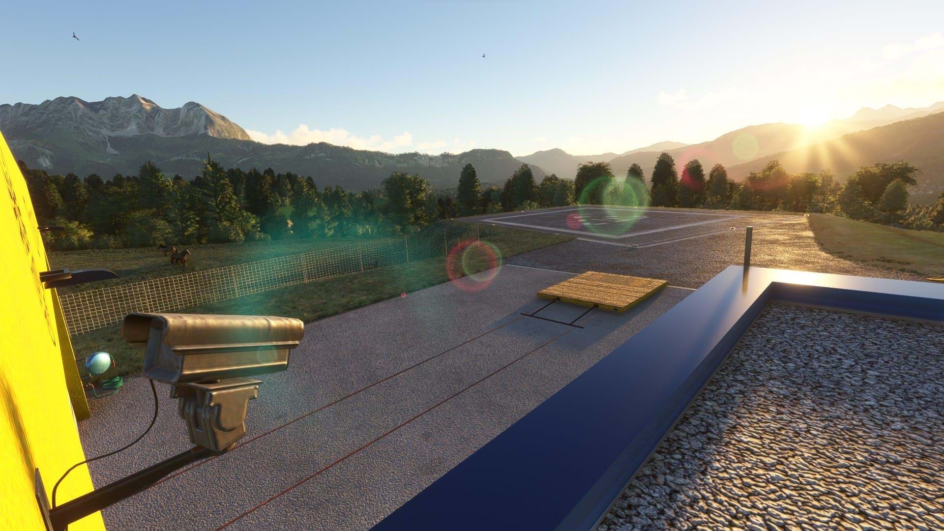 RedFox Simulation Kitzbühel heliport for MSFS